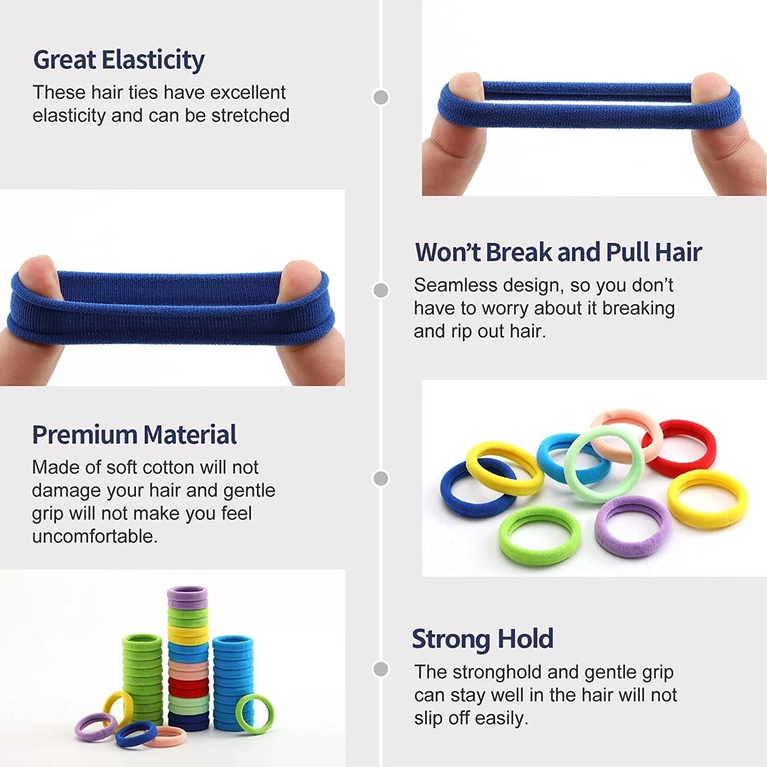 Kids Hair Bands, Rubber Bands & Cute Hair Clips in Storage Box (Mix Design / 1 Set) Kids Hair Bands, Rubber Bands & Cute Hair Clips in Storage Box (Mix Design / 1 Set)